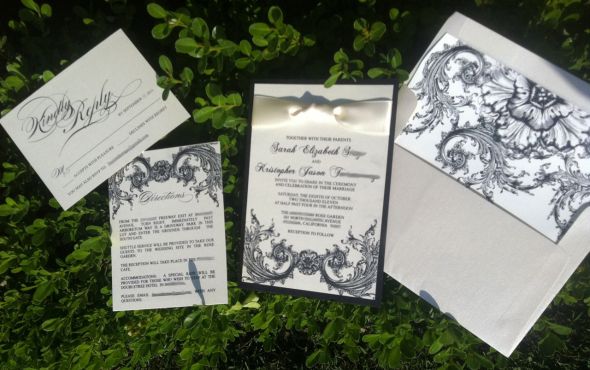Our Vintage DIY Wedding Invitations wedding inspiration diy invitations