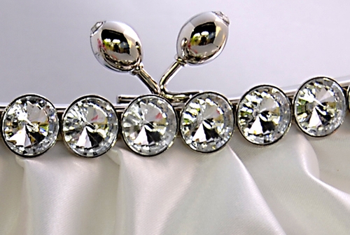 Must See! New Bridal Clutches/Handbags! :  wedding bridal clutch evening bag bling handbag white ivory silver bridesmaids dress reception Clutch4