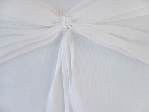 Swarovski Ring Bearer Pillow :  wedding ring bearer pillow swarovski white ivory ceremony Ring Pillow1