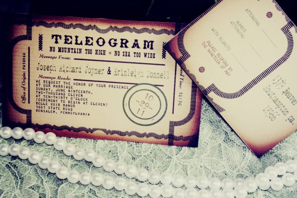 show off your completed DIY projects! : wedding Invites2