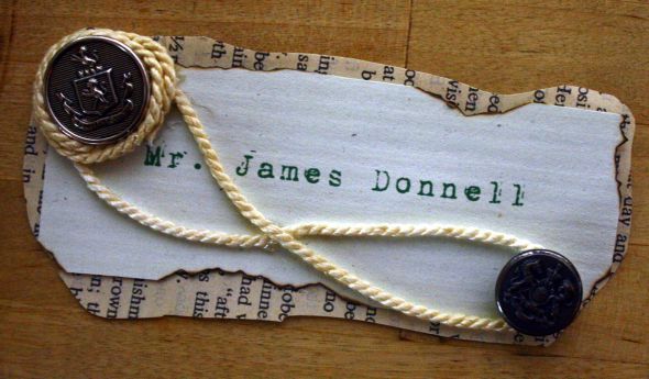 show off your completed DIY projects! : wedding Placecard1
