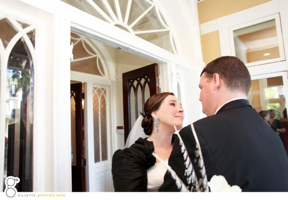 Our intimate, elegant, lovely affair... teaser pics :  wedding pro photos teasers october dramatic bouquet feathers black purple 099
