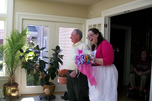 A few non-pro pics... I am sooo happy :) :  wedding 100 2318