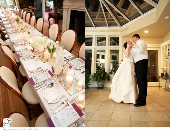 Show Me Your Long Table Reception Set-Up and Decor! :  wedding decor rhode island ocean 327