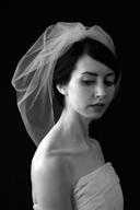 What kind of veil with this dress? PICS :  wedding dress veil birdcage Gwen Side Tall Thumb
