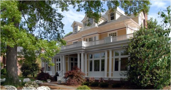 POST A PHOTO OF YOUR VENUE :  wedding venue reception hall reception photo husband wife ceremony bride groom Inn At 202 Outside