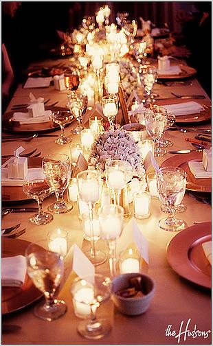 Boardroom style reception wedding reception table Tablescape 2 
