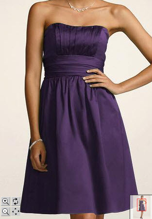 Purple Lapis David's Bridal Dress Style 83312 wedding davids bridal 1 