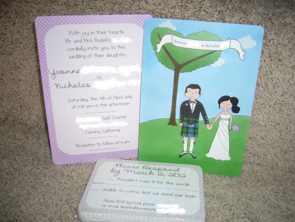 Show me your invitations!! :  wedding Invitation1