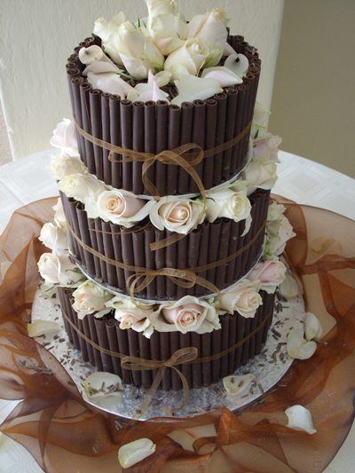 I was thinking something maybe like this in a wedding cake only not stacked