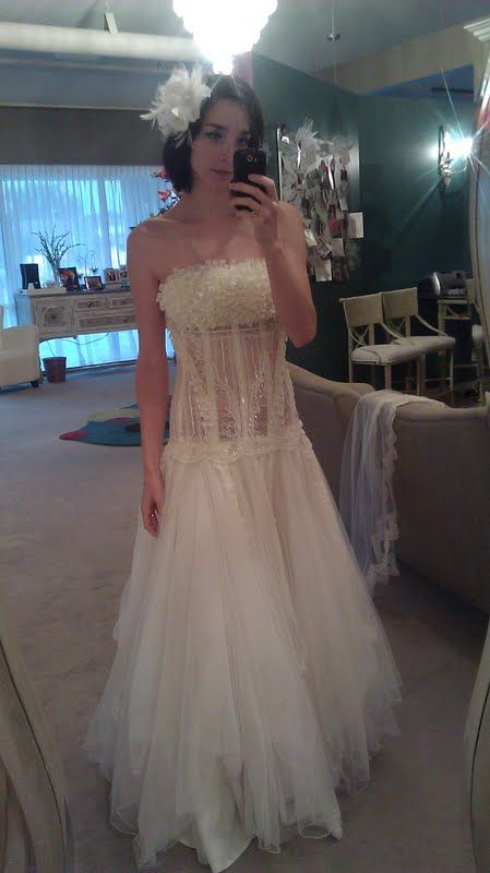 Need Advice! Plethora of Veil Options (Pics):Which Best Suits My Unique Dress?! :  wedding veils accessories hair flower mantilla cap bridal Florfrntcl