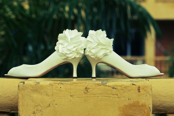 PICS!!! My traditional destination wedding :  wedding pictures dress caribbean colombia shoes veil coral tropical My Shoes