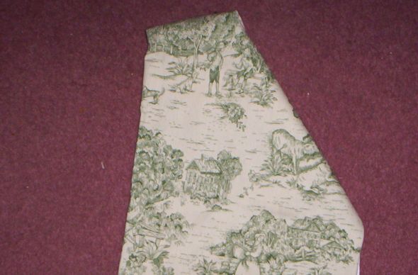 I am selling these sage green and ivory toile runners from my recent wedding