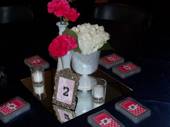 3 each or all for 80 Post wedding salenavy hot pink milk glass navy 
