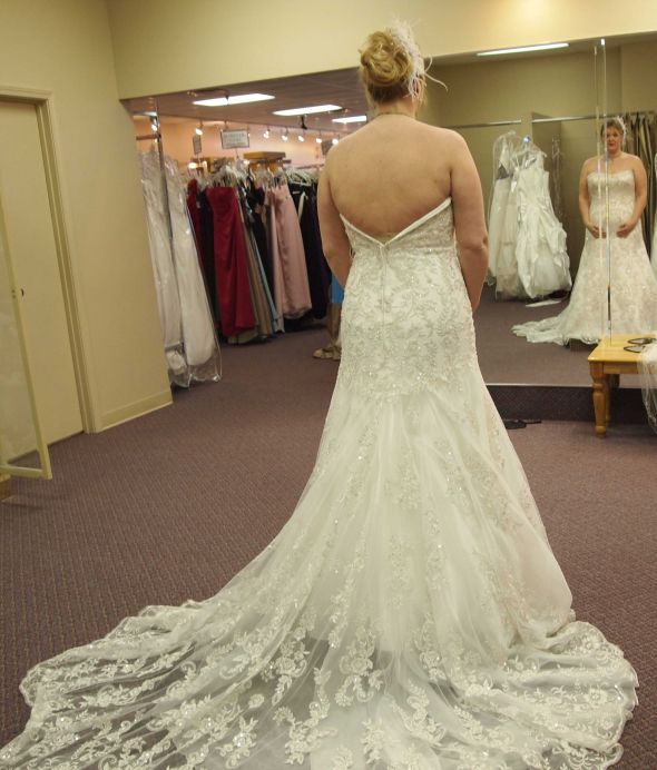 Bra??? :  wedding dress bra Dress Back