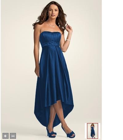 Looking for a great navy long bridesmaid dress wedding High Low
