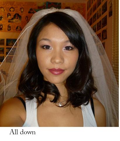[Poll] Opinion on best hairstyle? Picture heavy.. :  wedding hair updo down side Down