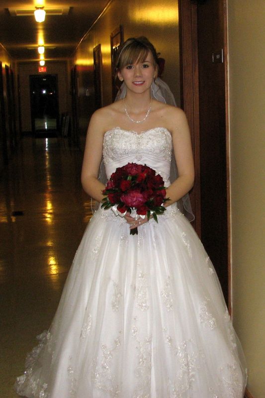 Pear shaped & hourglass brides - lets see real pics of your dress! :  wedding Feb 4 0811