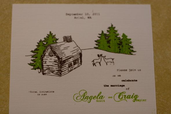 Check out my Gocco'd save the dates! :  wedding gocco save the dates 1 diy Blog 8031