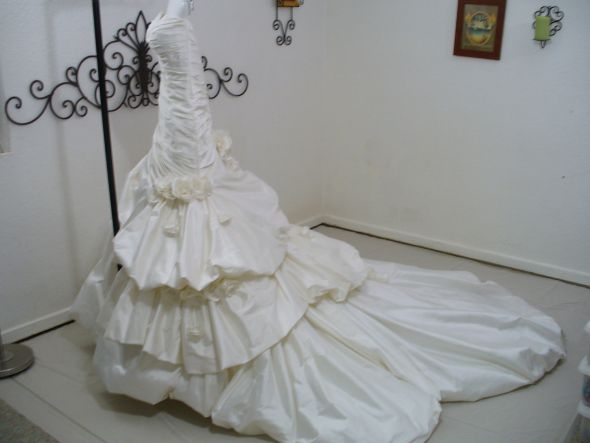 Wedding Dress Saga Part 3 (pics) :  wedding wedding dress My Dress Sideview
