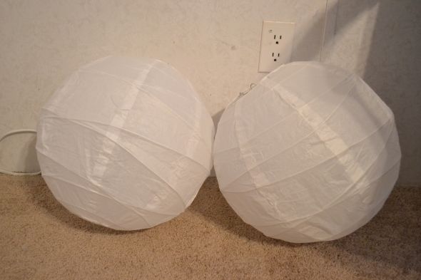 White paper lanterns : wedding 014