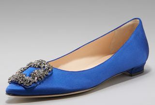 Blue Manolo Shoes