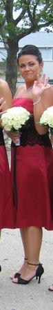 After Six bridesmaid dress for sale :  wedding black red bridesmaids dress reception L 5747dd9e60b9f21be974efee08c079cb   Copy