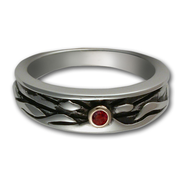 Please show me your wedding bands w/ colored stones! :  wedding 791GS 350