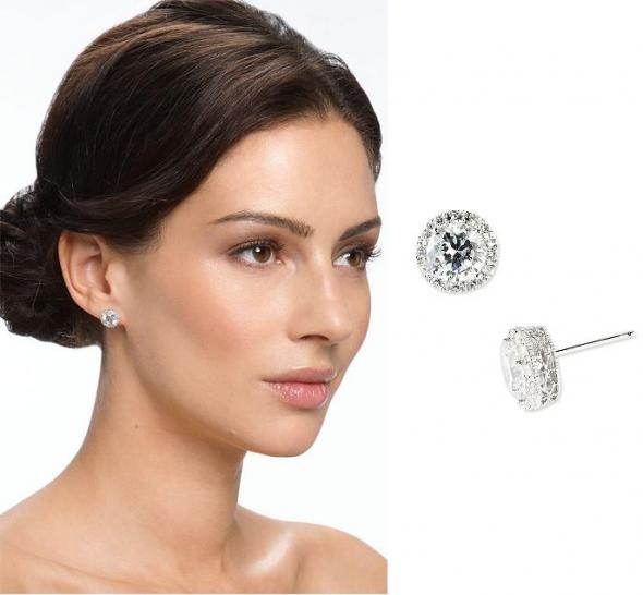 Nordstrom PavÃ© Stud Earrings- Mat