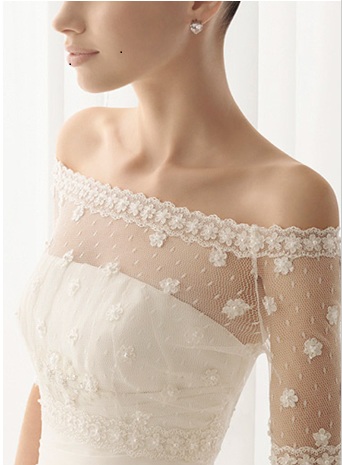 WANTED Ivory Lace Bolero wedding bolero cover up ivory lace dress Lace 