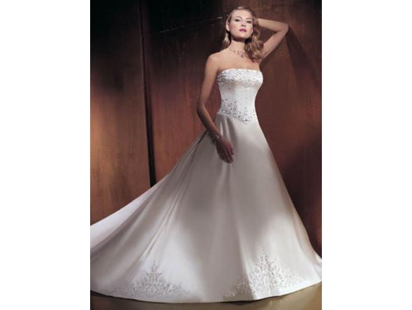 Brand New Demetrios - Size 10 With tags :  wedding white Demetrios Ilissa 890