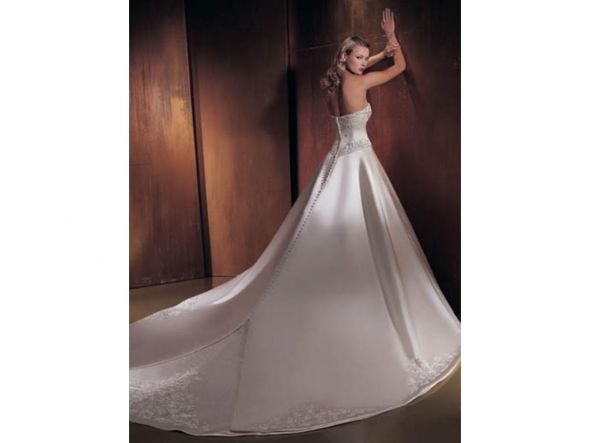 Brand New Demetrios - Size 10 With tags :  wedding white Demetrios Ilissa 890 