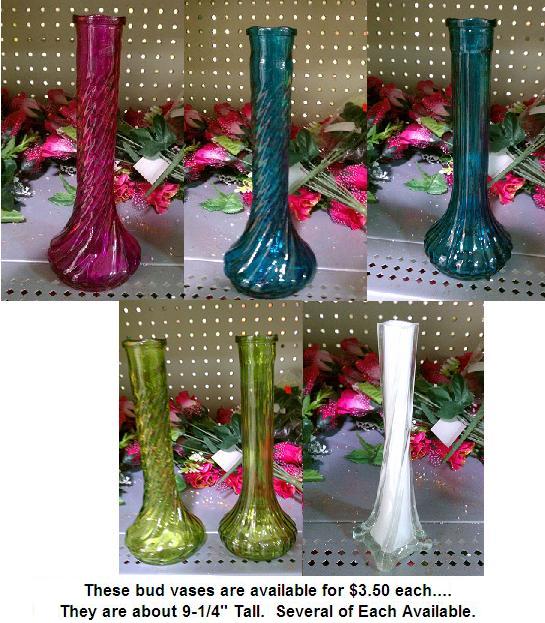 Bud Vases for Sale Hot Pink Aqua Blue and Lime Green wedding vase bud