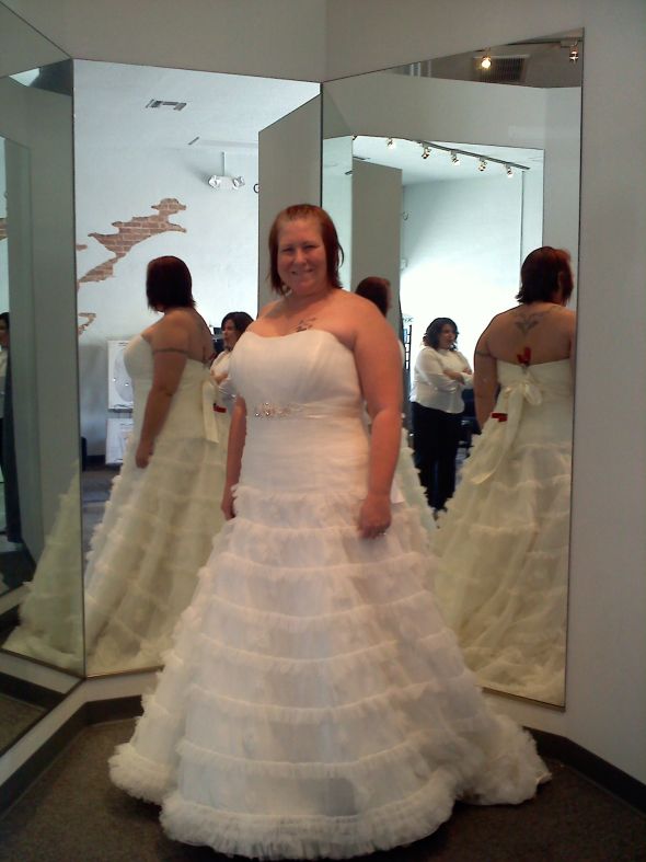 Here's my journey of dresses! Share yours! (Pic heavy) : wedding dress journey pic pics heavy plus size 1 weight loss curvy full figured 1 STRUTdroppedwasteruffle1