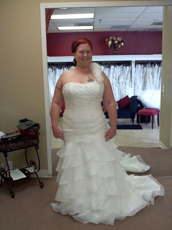 Here's my journey of dresses! Share yours! (Pic heavy) : wedding dress journey pic pics heavy plus size 1 weight loss curvy full figured 1 Julietta3again