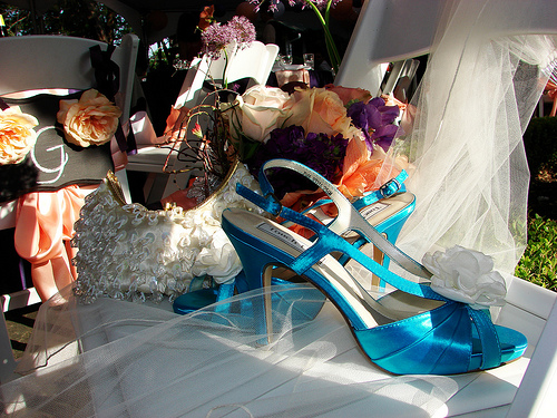 What's your something blue? :  wedding something blue blue Accessories