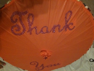 My DIY Rose Parasol :  wedding parasol diy orange engagement pictures flowers Unisha Parasol