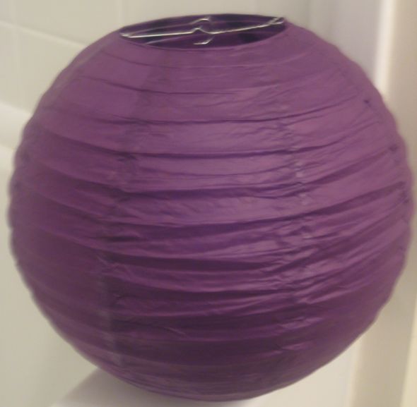 Brand New Purple Paper Lanterns - Sizes 10 and 14 :  wedding purple paper lanterns purple plum inspiration ceremony diy reception IMG 1191