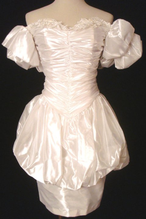  80's wedding dress perfect 80's theme bachlorette party dress 