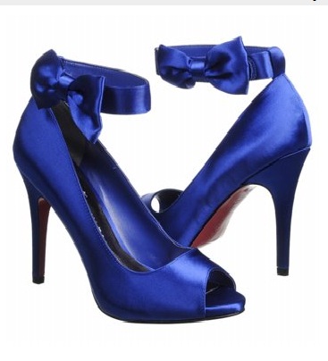 You can find them in wwwshoescom hope you like them blue wedding shoes 