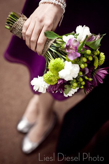 wedding Purple And Green Flower Idea And HERE is my bouquet