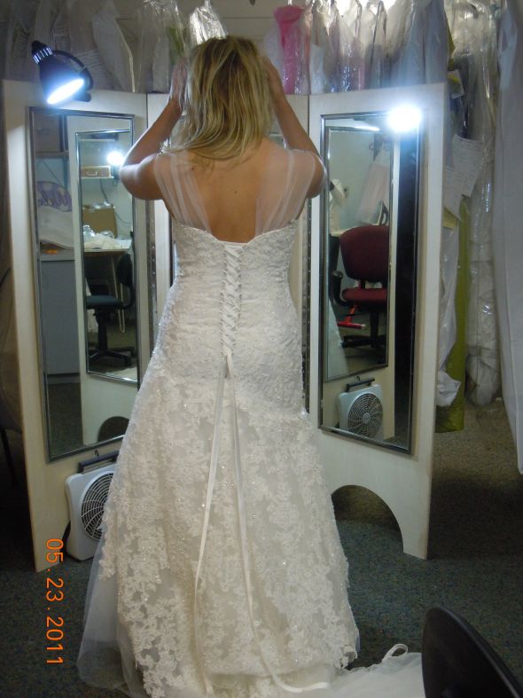 Maggie Sottero Mirabella Wedding Dress, Size 12 and Never Worn! :  wedding size 12 maggie sottero mirabella never worn wedding dress new white bridal dress dress 019