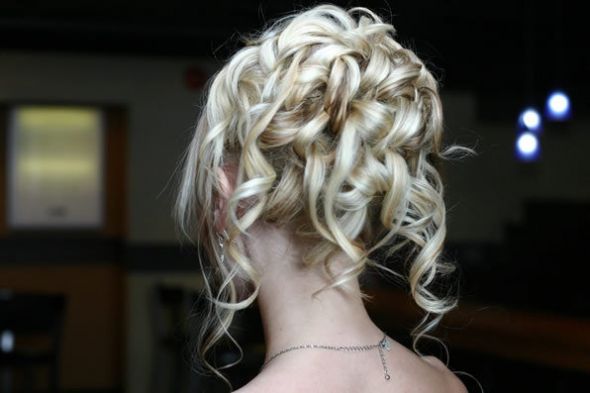 My possible wedding hair inspiration. :) show me yours! :  wedding hairstyles wedding hairstyles hair inspiration Updo Hair 9 M