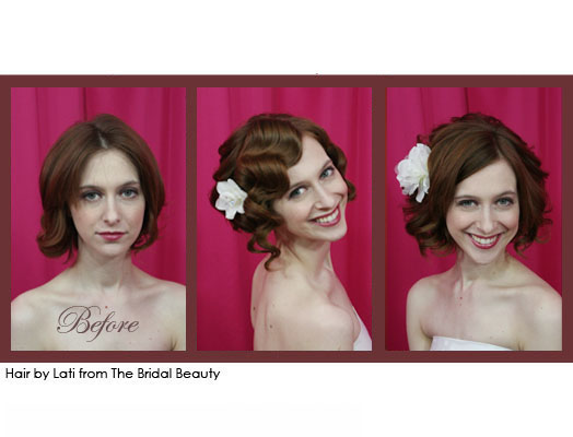 Does my makeup go with my dress? Any other vintage makeup ideas? :  wedding everyday makeup vintage makeup wedding day makeup wedding dress makeup ideas Gallery Shorthairstyles6 Copy