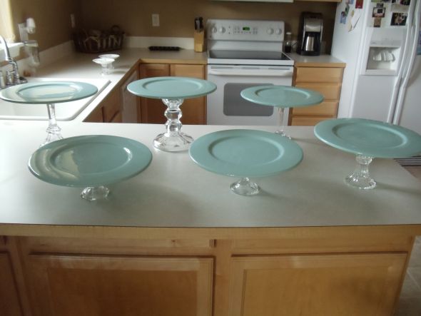 DIY Cake Stand pics :  wedding cake stands diy pie stands dessert stands dessert table DSC00752