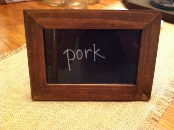 Rustic Table Number Frames :  wedding table numbers frames rustic table numbers country table numbers wood rustic Frame Front