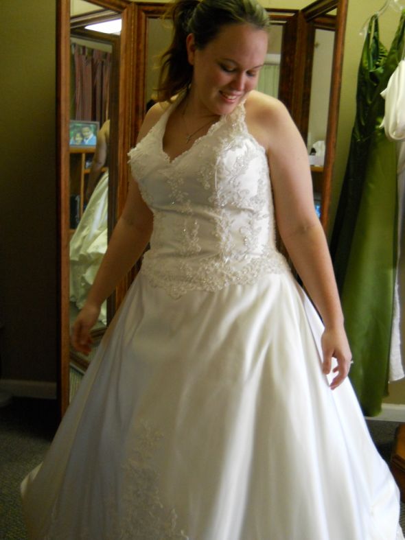 Halter Dress - Modifications :  wedding DSCN0140