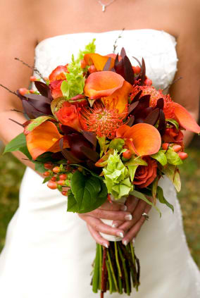 wedding flowers bridal bouquet Fall Wedding Ideas Fall Bouquet