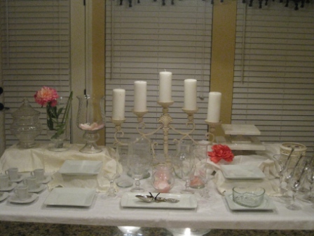 Pink Candy and Dessert Buffet