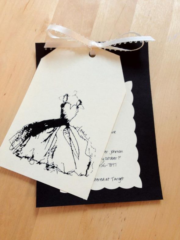 Bridal Shower Invitation/Invites/Announcement :  wedding bridal shower invitation invite classy shabby chic rustic custom announcement bridesmaids engagement dress invitations 399879 10101574424782050 13937111 75538648 1132590551 N